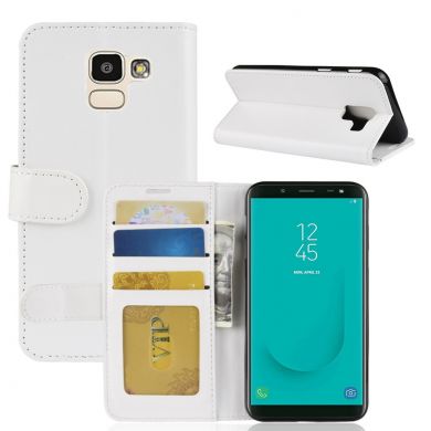 Чехол-книжка Deexe Wallet Style для Samsung Galaxy J6 2018 (J600) - White