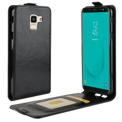 Чехол Deexe Flip Case для Samsung Galaxy J6 2018 (J600) - Black