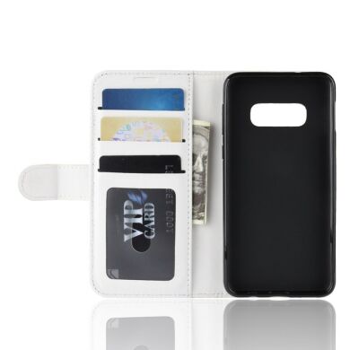 Чехол-книжка Deexe Wallet Style для Samsung Galaxy S10e - White