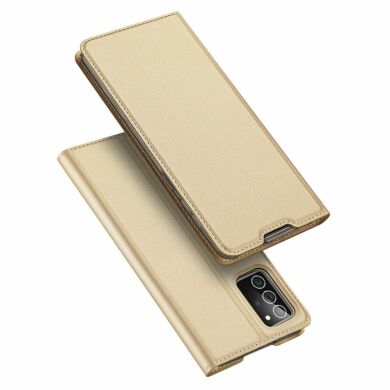 Чехол-книжка DUX DUCIS Skin Pro для Samsung Galaxy Note 20 (N980) - Gold