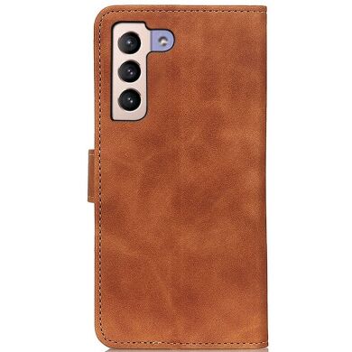 Чохол-книжка KHAZNEH Retro Wallet для Samsung Galaxy S23 Plus - Brown
