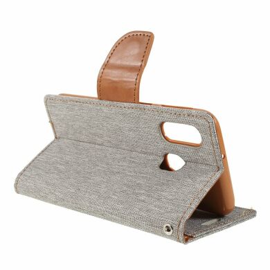 Чохол-книжка MERCURY Canvas Diary для Samsung Galaxy A40 (А405), Grey