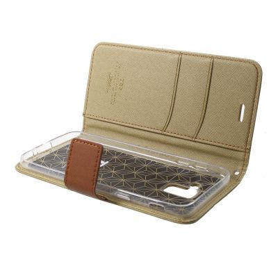 Чехол-книжка ROAR KOREA Cloth Texture для Samsung Galaxy J6 2018 (J600) - Khaki