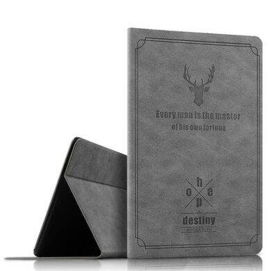 Чехол-книжка UniCase Deer Pattern для Samsung Galaxy Tab A 10.1 2019 (T510/515) - Grey