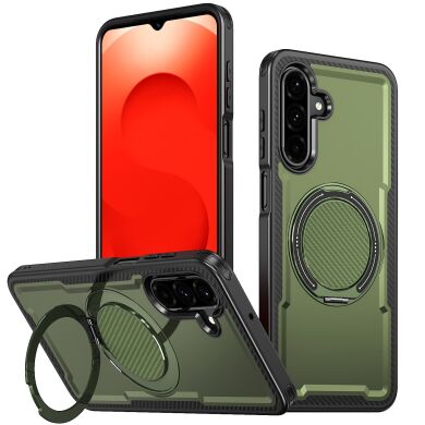 Чохол з кільцем-підставкою Reframe Grip MagSafe для Samsung Galaxy A26 (A266) - Green