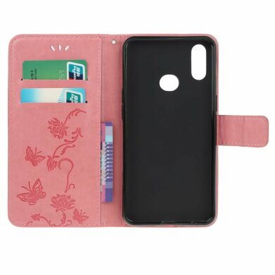 Чехол UniCase Butterfly Pattern для Samsung Galaxy A10s (A107) - Pink