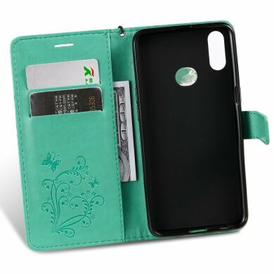 Чехол UniCase Butterfly Pattern для Samsung Galaxy A10s (A107) - Cyan