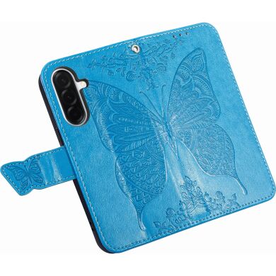Чохол UniCase Butterfly Pattern для Samsung Galaxy A27 (A276) - Blue