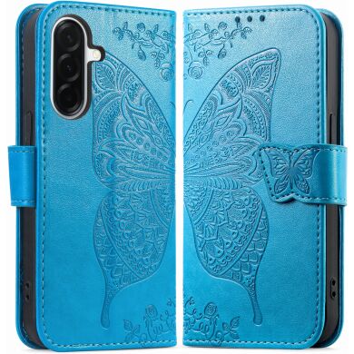 Чохол UniCase Butterfly Pattern для Samsung Galaxy A27 (A276) - Blue