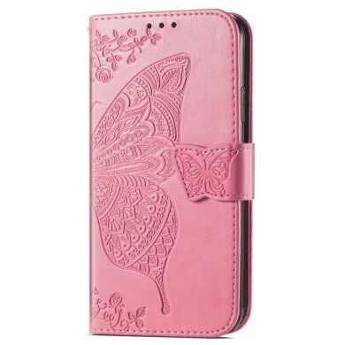 Чохол UniCase Butterfly Pattern для Samsung Galaxy M52 (M526) - Pink