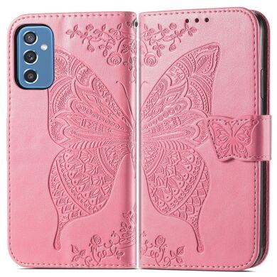 Чехол UniCase Butterfly Pattern для Samsung Galaxy M52 (M526) - Pink