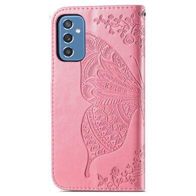 Чехол UniCase Butterfly Pattern для Samsung Galaxy M52 (M526) - Pink