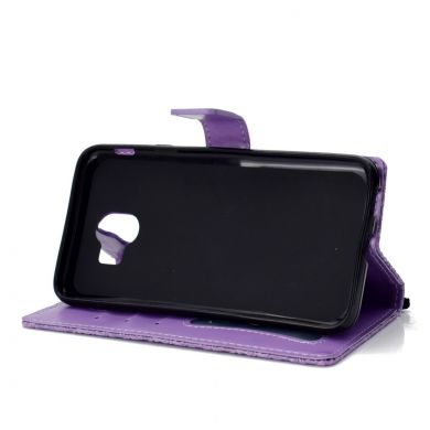 Чехол UniCase Leaf Wallet для Samsung Galaxy J4 2018 (J400) - Purple