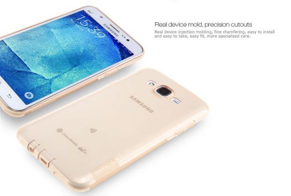 Силіконова накладка NILLKIN Nature TPU для Samsung Galaxy J5 (J500), серый