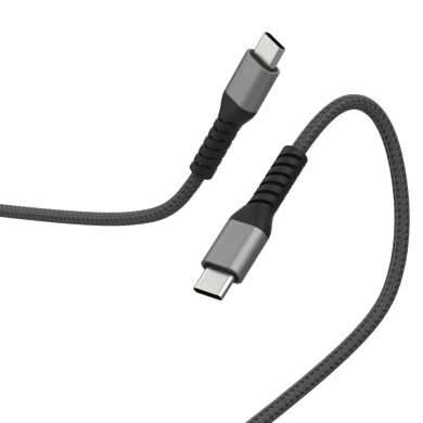 Кабель Sharge Braided Type-C to Type-C (100W, 1.5m) - Black