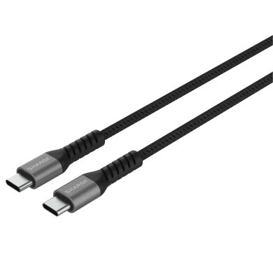 Кабель Sharge Braided Type-C to Type-C (100W, 1.5m) - Black