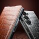 Шкіряний чохол QIALINO Croco Case для Samsung Galaxy Fold 6 - Brown