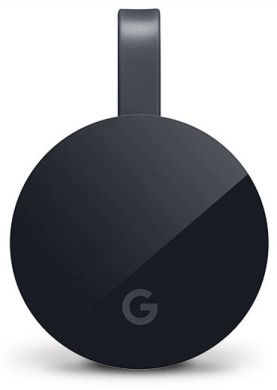 Мультимедийный адаптер Google Chromecast Ultra