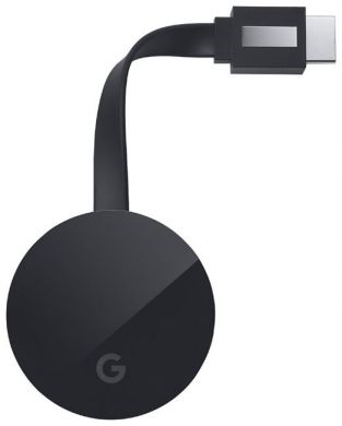 Мультимедийный адаптер Google Chromecast Ultra