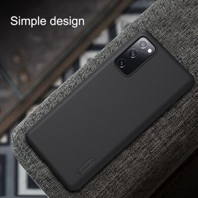 Пластиковый чехол NILLKIN Frosted Shield для Samsung Galaxy S20 FE (G780) - Black