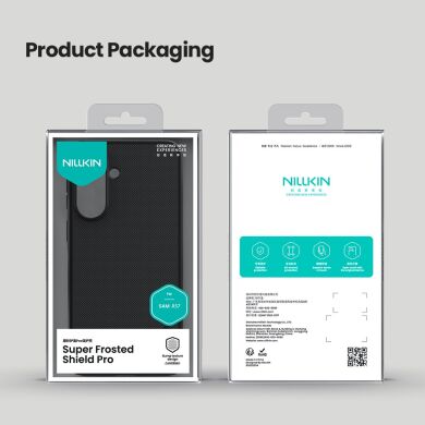 Пластиковий чохол NILLKIN Frosted Shield Pro для Samsung Galaxy A57 (A576) - Black