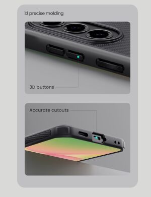 Пластиковий чохол NILLKIN Frosted Shield Pro для Samsung Galaxy A57 (A576) - Black