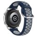 Ремінець Deexe Dual Color для Samsung Galaxy Watch 3 (45mm) - Dark Blue / Grey