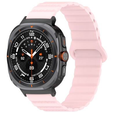 Ремешок Deexe Magnetic Strap для Samsung Galaxy Watch Ultra (47mm) - Pink