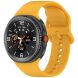Ремешок Deexe Silicone Band для Samsung Galaxy Watch 8 (40/44mm) / 8 Classic - Yellow. Фото 2 из 7