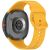 Ремешок Deexe Silicone Band для Samsung Galaxy Watch 8 (40/44mm) / 8 Classic - Yellow