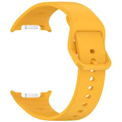 Ремешок Deexe Silicone Band для Samsung Galaxy Watch 8 (40/44mm) / 8 Classic - Yellow