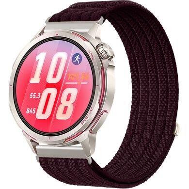 Ремінець Deexe Soft Weave для для годинників з шириною кріплення 20мм - Smoky Purple