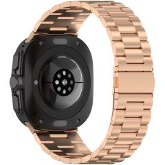 Ремешок Deexe Stainless Steel для Samsung Galaxy Watch Ultra (47mm) - Rose Gold