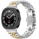 Ремешок Deexe Stainless Steel QuickFit для Samsung Galaxy Watch Ultra (2025) - Silver / Gold. Фото 3 из 7