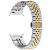 Ремінець Deexe Stainless Steel QuickFit для Samsung Galaxy Watch Ultra (2025) - Silver / Gold