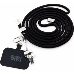 Ремешок для смартфона Karl Lagerfeld Universal CBDY Cord (KLUCNMSCKIK) - Black