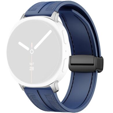 Ремешок KALEBOL Magnetic Nylon Band для Samsung Galaxy Watch 8 (40/44mm) / 8 Classic - Dark Blue