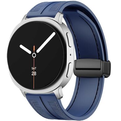 Ремешок KALEBOL Magnetic Nylon Band для Samsung Galaxy Watch 8 (40/44mm) / 8 Classic - Dark Blue
