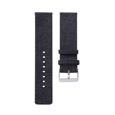 Ремінець UniCase Cloth Texture для Samsung Galaxy Watch 46mm / Watch 3 45mm / Gear S3 - Black