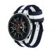Ремешок UniCase Nylon для Samsung Galaxy Watch 46mm / Watch 3 45mm / Gear S3 - Blue / White. Фото 1 из 5