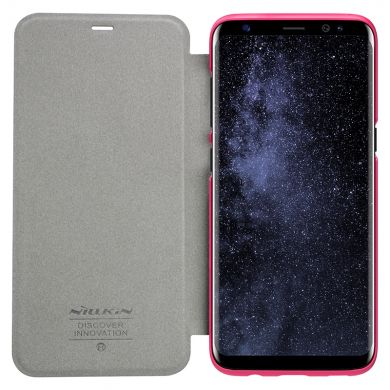 Чехол-книжка NILLKIN Sparkle Series для Samsung Galaxy S8 Plus (G955) - Red