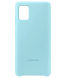 Силиконовый чехол Silicone Cover для Samsung Galaxy A51 (А515) EF-PA515TLEGRU - Blue. Фото 5 из 8