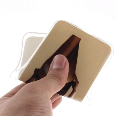 Силиконовый (TPU) чехол Deexe Life Style для Samsung Galaxy A6 2018 (A600) - Hot Girl