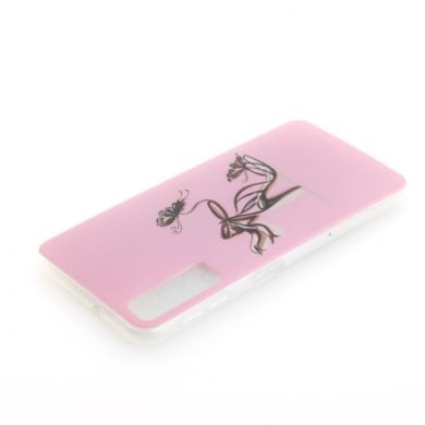 Силиконовый (TPU) чехол Deexe Life Style для Samsung Galaxy A7 2018 (A750) - High Heel Sandal