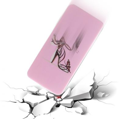 Силиконовый (TPU) чехол Deexe Life Style для Samsung Galaxy A7 2018 (A750) - High Heel Sandal