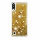 Силіконовий (TPU) чохол Deexe Liquid Glitter для Samsung Galaxy A10 (A105) - Gold