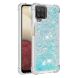 Силіконовий (TPU) чохол Deexe Liquid Glitter для Samsung Galaxy A12 (A125) / A12 Nacho (A127) / M12 (M127) - Baby Blue