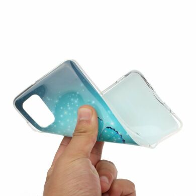 Силіконовий (TPU) чохол Deexe LumiCase для Samsung Galaxy A41 (A415) - Blue Butterfly