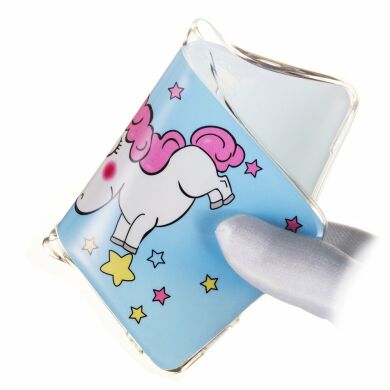 Силиконовый (TPU) чехол Deexe LumiCase для Samsung Galaxy S10 Plus (G975) - Unicorn