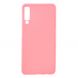 Силиконовый (TPU) чехол Deexe Matte Case для Samsung Galaxy A7 2018 (A750) - Pink. Фото 1 из 3